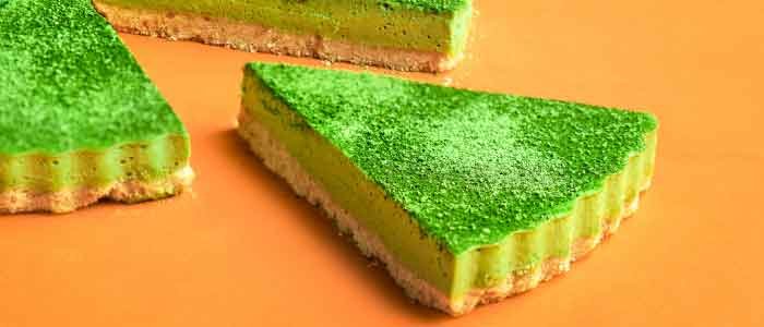 Ceremonial Grade Matcha cheesecake