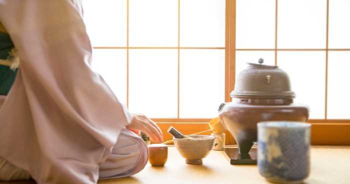 japanese matcha used in a japanese tea ceremony